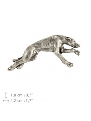 Whippet - pin (silver plate) - 1534 - 26024