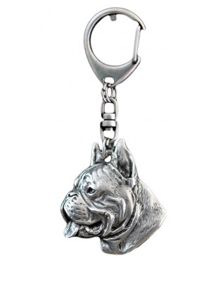 Boxer - keyring (silver plate) - 40