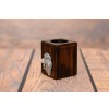 Afghan Hound - candlestick (wood) - 3938 - 37592