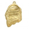 Afghan Hound - keyring (gold plating) - 826 - 30029