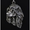 Afghan Hound - necklace (silver chain) - 3312 - 33739