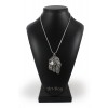 Afghan Hound - necklace (silver chain) - 3312 - 34439
