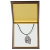 Afghan Hound - necklace (silver plate) - 2946 - 31090