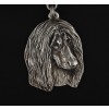 Afghan Hound - necklace (silver plate) - 2989 - 30935