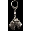 Airedale Terrier - keyring (silver plate) - 1820 - 12240