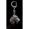 Airedale Terrier - keyring (silver plate) - 1820 - 12243