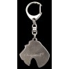 Airedale Terrier - keyring (silver plate) - 2787 - 29655