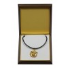 Akita Inu - necklace (gold plating) - 3042 - 31678