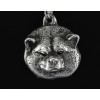 Akita Inu - necklace (silver chain) - 3311 - 33733