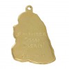 American Cocker Spaniel - keyring (gold plating) - 2856 - 30297