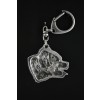 American Pit Bull Terrier - keyring (silver plate) - 2777 - 29597