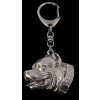 American Pit Bull Terrier - keyring (silver plate) - 2777 - 29598