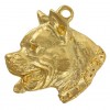 American Staffordshire Terrier - keyring (gold plating) - 796 - 25046