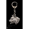 American Staffordshire Terrier - keyring (silver plate) - 1760 - 11344