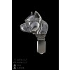 American Staffordshire Terrier - keyring (silver plate) - 2078 - 18042