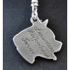 American Staffordshire Terrier - keyring (silver plate) - 2129 - 19410