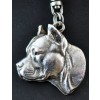 American Staffordshire Terrier - keyring (silver plate) - 2304 - 24362