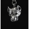 American Staffordshire Terrier - necklace (silver cord) - 3152 - 32479