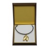 Azawakh - necklace (gold plating) - 3053 - 31689