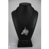 Barzoï Russian Wolfhound - necklace (silver plate) - 2923 - 30673