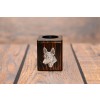 Basenji - candlestick (wood) - 3980 - 37804