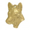 Basenji - keyring (gold plating) - 873 - 30115