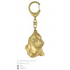 Basset Hound - keyring (gold plating) - 1520 - 25632
