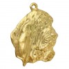 Basset Hound - keyring (gold plating) - 2460 - 27256
