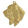 Basset Hound - keyring (gold plating) - 2847 - 30249