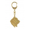 Basset Hound - keyring (gold plating) - 2847 - 30252