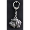 Basset Hound - keyring (silver plate) - 2168 - 20385