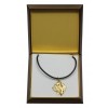 Basset Hound - necklace (gold plating) - 3026 - 31662
