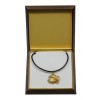 Basset Hound - necklace (gold plating) - 3047 - 31683