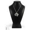 Basset Hound - necklace (silver cord) - 3198 - 33212