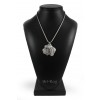 Basset Hound - necklace (silver cord) - 3198 - 33214
