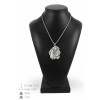 Basset Hound - necklace (silver cord) - 3242 - 33378