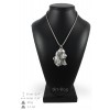 Basset Hound - necklace (silver cord) - 3256 - 33407