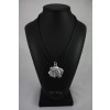 Basset Hound - necklace (silver plate) - 2953 - 30789