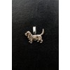 Basset Hound - necklace (strap) - 3839 - 37186