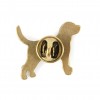 Beagle - pin (gold) - 1491 - 7431