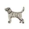 Beagle - pin (silver plate) - 458 - 25939