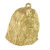 Bearded Collie - keyring (gold plating) - 2853 - 30281