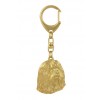 Bearded Collie - keyring (gold plating) - 2853 - 30283