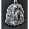 Bearded Collie - necklace (silver cord) - 3159 - 32507