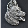Beauceron - necklace (silver chain) - 3301 - 33673