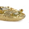 Bedlington Terrier - clip (gold plating) - 1606 - 26811