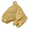Bedlington Terrier - necklace (gold plating) - 2498 - 27484