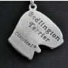 Bedlington Terrier - necklace (silver chain) - 3322 - 33801