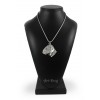 Bedlington Terrier - necklace (silver cord) - 3200 - 33218