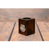 Belgium Griffon - candlestick (wood) - 3925 - 37527